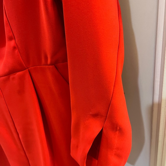 H&M red short romper, low cut back, sz 10 - Picture 6 of 6